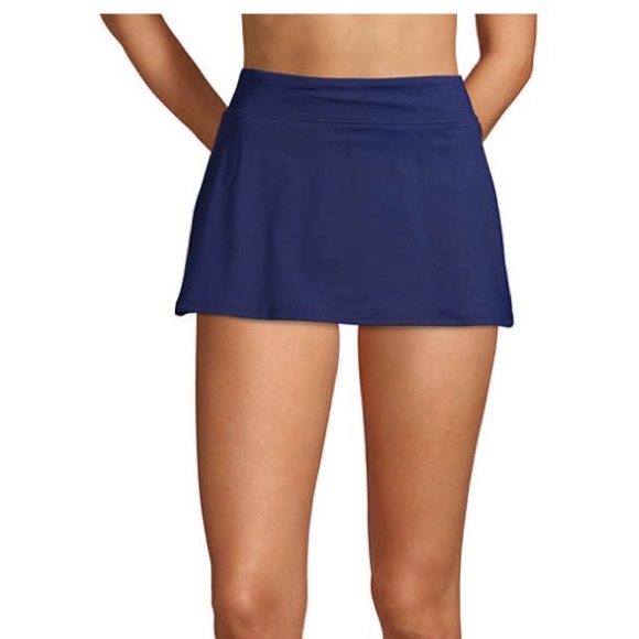 Navy Blue Swim Skirt - Picture 1 of 2